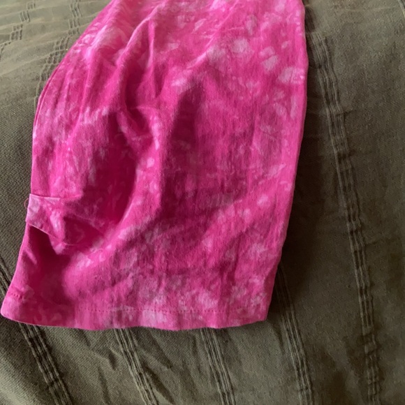 Pink tie-dye wide leg highwaisted pants - Picture 4 of 5